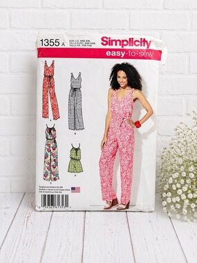 Simplicity 1353 Easy to Sew Uncut Pattern Size XXS-XXL 2014